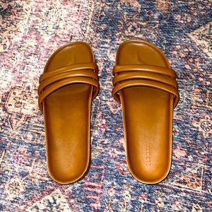 Old Navy Cognac Slides
